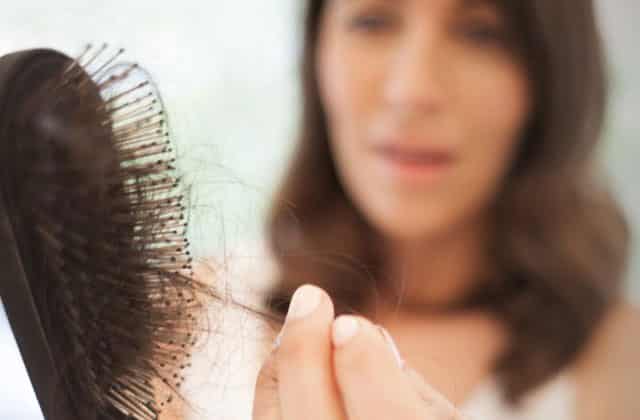 hair in brush